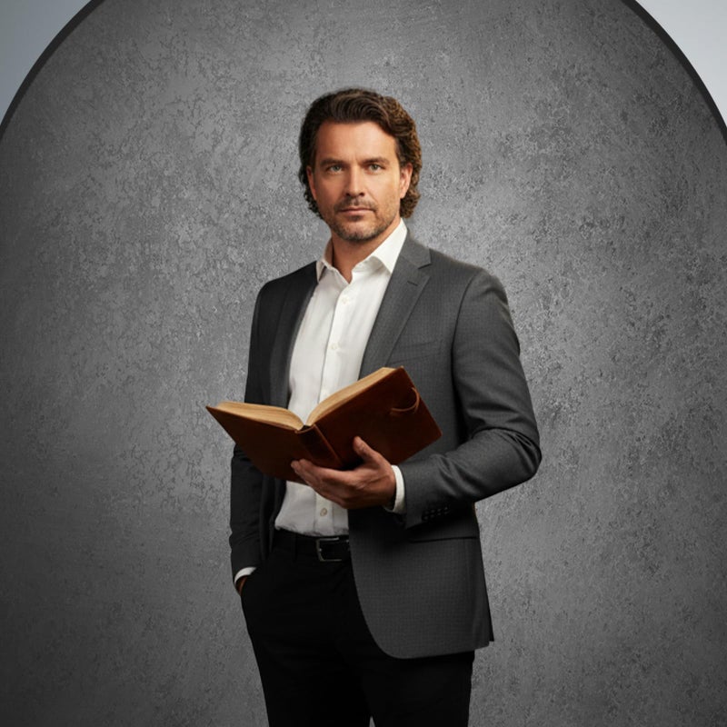 Kate Collapsible Backdrop Pop Up Photography Backdrops Grey&Brown Portable Background for Headshot, for Portrait Photography, 5x6.5ft - Image 2